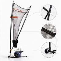 Machine de passe automatique portable GRIND pour le basketball, entraîneur de tir multi-points à 180 degrés, support en acier pour l'entraînement au basketball