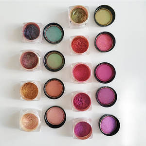 CAMPIONI GRATUITI del Marchio Mcess, Pigmento per Ombretti, Trucco con Etichetta Privata, Polvere Scintillante Multi-cromatica Effetto Camaleonte - Product Image 4