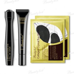 Kit de soins des yeux lumineux éclaircir les cernes cosmétiques apaisants ensemble de soins de la peau masque pour les yeux au collagène lifting raffermissant Anti-âge crème pour les yeux - Product Image 2