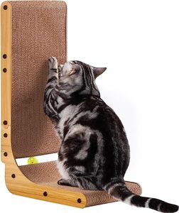 Árbol para Gatos en Forma de L de Alta Calidad, Tablero de Partículas de Sisal, Diseño Moderno Ecológico, Embalaje de Cartón para Interiores, Color Personalizado, ¡Oferta Caliente! - Product Image 1