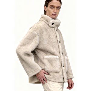 Set di Accessori Invernali Casual con Guanti e Cappelli Foderati in Morbida Imitazione <span class=keywords><strong>Visone</strong></span> con Collo Alto e Bordo in Vero <span class=keywords><strong>Visone</strong></span> Sintetico - Product Image 2