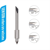 Cuchilla de Repuesto para Plotter Graphtec de Carburo de Tungsteno de 20 mm, 30, 45 y 60 Grados, para Corte de Vinilo
