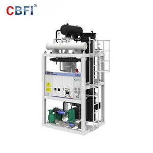 CBFI 10ton/gün tüp buz yapma makinesi filipinler (TV100)