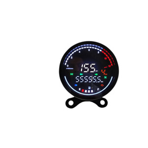 मोटरसाइकिल डिजिटल एलसीडी मीटर ऑटो डिमिंग वर्चुअल पॉइंटर वाटरप्रूफ स्पीडोमीटर, रेट्रो क्रूजर होंडा c50 <span class=keywords><strong>c70</strong></span> - Product Image 1