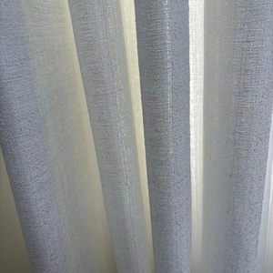 Trung Quốc Nhà Máy Bán Buôn Dày Kết Cấu Hiệu Ứng Mờ Thổ Nhĩ Kỳ Thiết Kế Rèm Sheer Cho Cuộn - Product Image 3