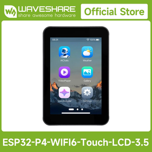 Placa de desarrollo de visión inteligente Waveshare ESP32-P4-WIFI6 de 3,5 pulgadas, 320 × 480, con cámara OV5647 de 5MP, micrófono incorporado K567 - Product Image 3