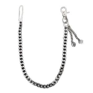 Creative Cherry Black 8 biliardo ciondolo in vita catena da uomo donna pantaloni di jeans HipHop alla moda dadi portachiavi gioielli per il corpo - Product Image 6