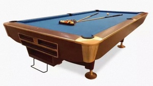 Mesa de Billar Americana de Madera Maciza con Piedra Azul y Sistema de Retorno de Bolas, Fabricada en China, 7ft/8ft/9ft S-204 - Product Image 6