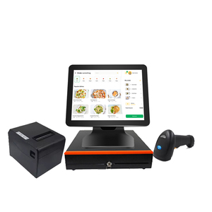 15 inch màn hình cảm ứng máy POS LCD Bảng điều chỉnh 8 + 256GB Windows 10 wifi tất cả-trong-một POS hệ thống máy - Product Image 1