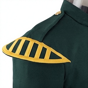 Green Scottish Style Doublet Jacket Handmade Formal <b>Tunic</b> Coat for Men Marching Band Uniform - Product Image 6