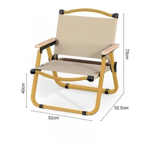 Chaise d'extérieur portable de haute qualité, légère, avec support en alliage d'aluminium, chaise pliante pour pique-nique et pêche - Product Image 5