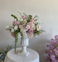 Chemin de table en soie artificielle rose de haute qualité, grande taille, moderne, 80 cm de long, pour mariage