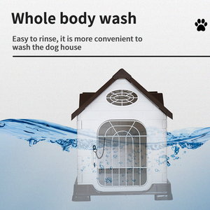 รังสัตว์เลี้ยงกันน้ำและกันลื่นออกแบบด้านล่างระบายอากาศควบคุมกลิ่นง่ายประกอบง่ายทนทานฐานยก - Product Image 3