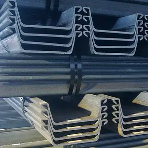 Soğuk şekillendirilmiş paslanmaz karbon çelik levha kazık 12 metre uzunluğunda tip 3 çelik profilleri ürün