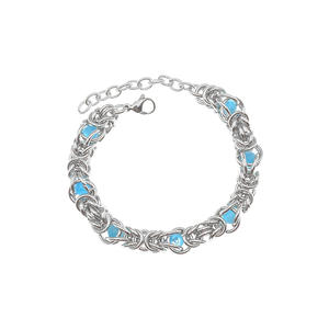Pulsera de Acero de Titanio Original 2025, Diseño de Ondas, Unisex, Juego de Joyería <span class=keywords><strong>para</strong></span> Regalo - Product Image 6