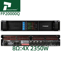 Amplificateurs Paulkitson FP20000q Classe audio professionnelle TD Amplificateur de puissance à 4 canaux Subwoofer Équipement de sonorisation Amplificateur Haut-parleur