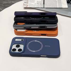 Nouvelle coque de téléphone magnétique scintillante, couleur unie, antichoc pour <span class=keywords><strong>11</strong></span>/12/13/14/15/17 <span class=keywords><strong>Pro</strong></span> Max, pour femmes - Product Image 6