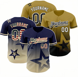 कस्टम सबलिमिनेशन जर्सी की उच्च गुणवत्ता वाली जर्सी त्वरित शुष्क शॉर्ट मुझे उच्च गुणवत्ता वाली सभी टीम जर्सी बेसबॉल पहनने - Product Image 1