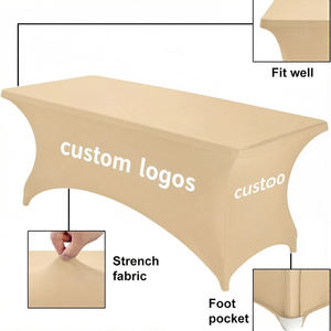 Wind Resistant Custom Sublimation <b>Table</b> <b>Runner</b> Wholesale, Stain Proof <b>Table</b> Cloth For Outdoor Trade Fair Pop-up Booth Display - Product Image 4