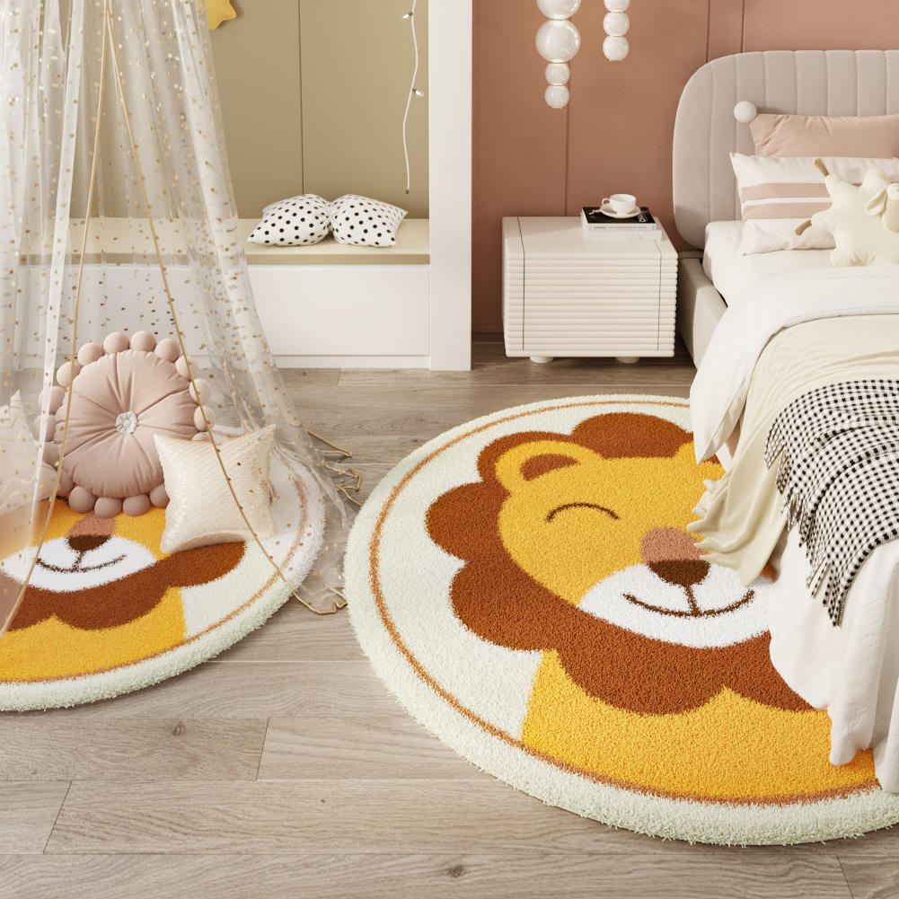 หน้ายิ้มสิงโตกลม