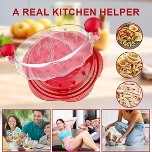 Trituratore Professionale per Pollo da 10 Pollici, Grande Utensile Visibile per Sfilacciare la Carne con Spazzola e Forchetta per Cucina, BBQ, Tacos e Insalate - Product Image 5