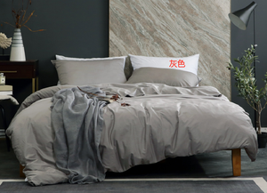 Khăn trải giường 100% đặt bông 300 t Kích thước: 250*240 cm trong tấm Màu: trắng, than thành phố, xanh da trời, nâu, xanh trung bình - Product Image 4