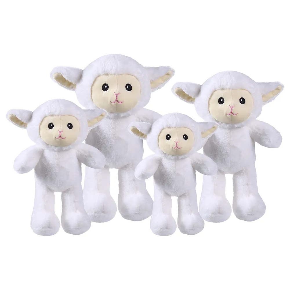 슈퍼 부드러운 양고기 양 봉제 장난감 도매 저렴한 귀여운 박제 농장 동물 봉제 양 아기 장난감