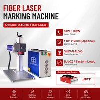 Machine de marquage laser à fibre JPT MOPA 2.5D 3D 50W 60W 100W pour pièces automobiles, gravure de codes VIN et QR sur métal