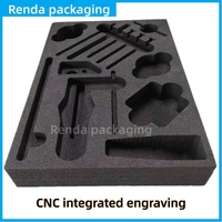 Insert de protection antichoc et étanche en mousse EVA écologique, gravé avec précision par CNC, Renda Packaging