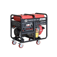 Soudeuse professionnelle diesel 250 ampères avec générateur 8 kW pour soudage constant de 4,0 mm