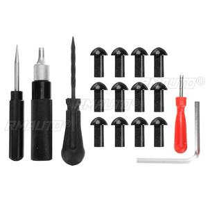 Kit d'outils de réparation de pneus de voiture et moto : Outils de réparation de roues, comprenant des tiges de réparation champignon, des sondes, des tournevis et des outils de démontage et d'installation - Product Image 3