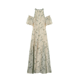 Vestido playero de Chifón con hombros descubiertos para verano, estampado Floral, estilo <span class=keywords><strong>japon</strong></span>és, <span class=keywords><strong>Bali</strong></span> - Product Image 2