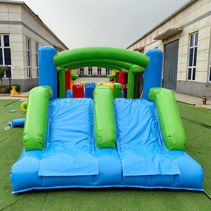 Toboggan gonflable de videur de jeux d'obstacles de piscine d'eau pour des enfants adultes utilisation humide PVC loyer toboggan de maison de rebond extérieur - Product Image 5