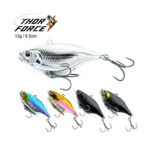 THORFORCE Novo design Mergulho Profundo VIB12g Rattle Som Artificial Swim isca Chumbo na Boca Isca Dura Vibra Isca De Pesca