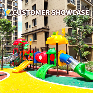 Parque Infantil al Aire Libre para Niños |   Juego de Toboganes Serie Castillo |   Seguro, Duradero y Listo para el Parque, con Certificación CE - Product Image 4