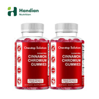 Gommes au chrome sans sucre avec soutien du métabolisme du glucose à la cannelle de Ceylan 2000mg pour adultes