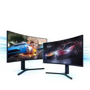 Moniteur de jeu à écran incurvé de 34 pouces, écran IPS haute résolution 3440x1440, Protection des yeux, moniteur d'ordinateur, vente en gros