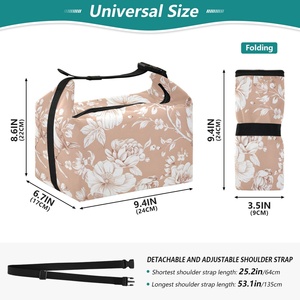 Sac à déjeuner personnalisé Hawaii Tropical Nude Rose, sac chaud et isolé pour pique-nique scolaire en plein air - Product Image 3