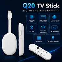 Q20 Stick H618 Android 12 2GB 16GB 4K Double WIFI6 BT 5.0 Compact Lemon GTV ATV AOSP OEM ODM 1 pièce MOQ Logo DIY App Push TV