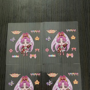 Pegatinas Transparentes con Temática de Personajes, Impermeables y Lavables, Calcomanías Decorativas Personalizadas con Película Retráctil, Laminado Brillante - Product Image 1