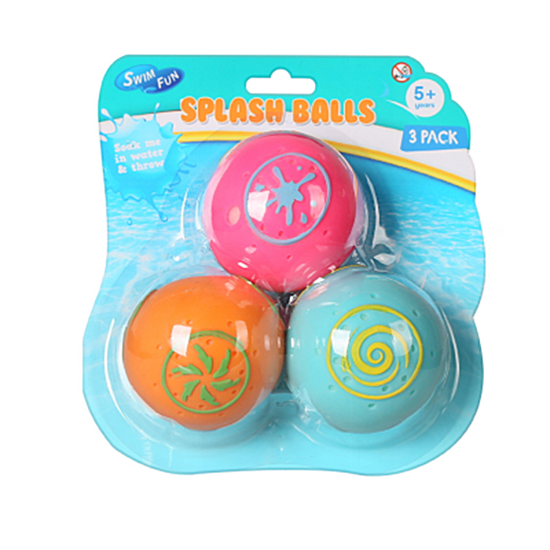 Summer Fun Toys Kids Beach Swimming Pool Ball Grip Skip Jump Soft Skipping Water Bouncing TPR Squeeze Bounce Splash Ball