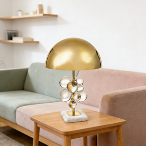Lampada <span class=keywords><strong>da</strong></span> Tavolo Creativa Postmoderna con Sfera di Cristallo Colorata, Luce di Lusso per Soggiorno, Camera <span class=keywords><strong>da</strong></span> Letto, Stanza dei Bambini, Lampada Decorativa - Product Image 2