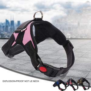 Kingtale Mesh Overhead verstellbar No Pull Weste Welpe Reflektieren des Haustier Hunde geschirr Pelz Massive Nylon Hunde leine Nylon Halsband für Hunde - Product Image 3