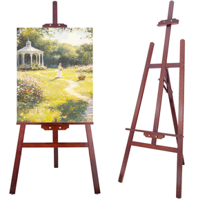 Nouveau <span class=keywords><strong>Chevalet</strong></span> Français en Bois Grande Taille 2026 pour Mariage, Logo, Art, <span class=keywords><strong>Peinture</strong></span> Enfant et Fournitures Artistiques - Product Image 2