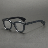 Nouvelles montures de lunettes optiques tendance en gros, montures de lunettes en acétate épais de qualité supérieure avec logo personnalisé pour femmes