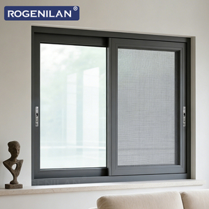 Ventana Corredera de Aluminio con Doble Vidrio Insonorizado de Diseño Moderno ROGENILAN, Ventana con Acristalamiento Low-E de Bajo Consumo para Viviendas - Product Image 4