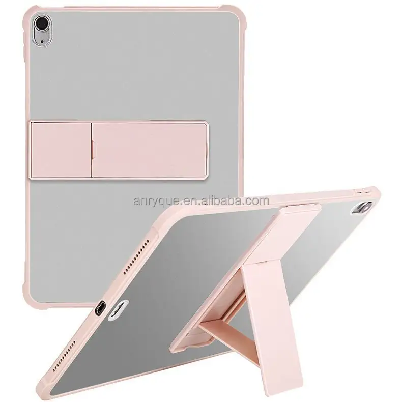 Hard Back Cover for iPad Air 5th 4th Generation 10.9 Inch 2022 2020 Ultra Thin Tablet Cover with Hidden Stand Frosted Shell