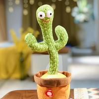 Cactus dansant électrique en peluche, jouet électronique en peluche avec enregistrement, jouet en peluche saxophone, vente en gros OEM