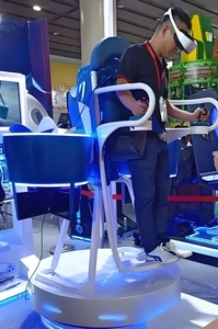 Sản phẩm <span class=keywords><strong>hot</strong></span> kim loại trong nhà 9dvr thực tế ảo chuyến bay mô phỏng 360 xoay VR trò chơi để bán - Product Image 3