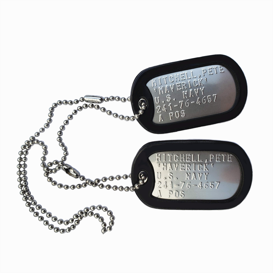 定制不锈钢军用狗牌个性化吊坠项链配球链 - buy military dog tag,st